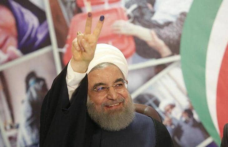 Hassan Rouhani mendaftar pada pemilihan presiden Iran 2017 (Nasim Online, CC BY 4.0, via Wikimedia Commons)