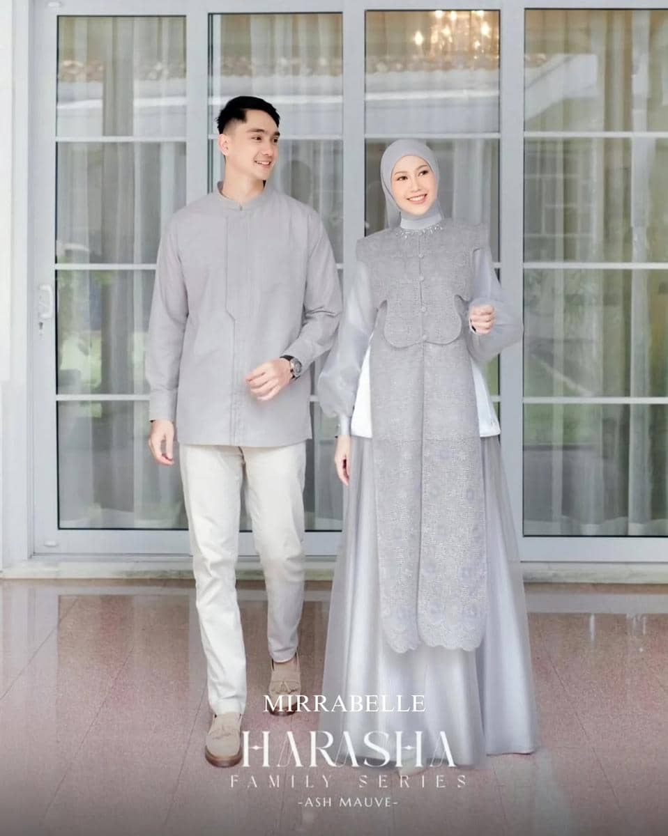 ide sarimbit lebaran 2026 warna pastel