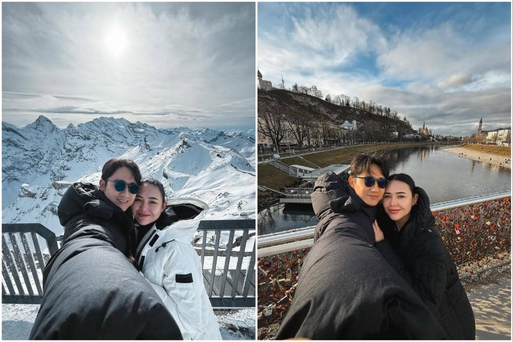 8 Potret Amanda Manopo dan Kenny Austin saat Liburan di Eropa