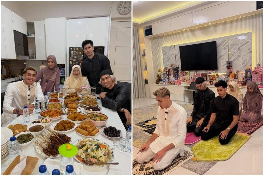 10 Potret Keluarga Aisar Khaled Bukber Bareng Ria Ricis