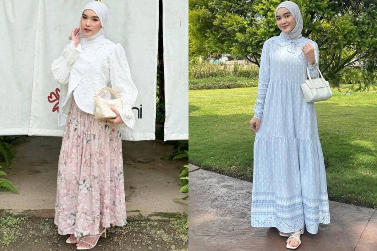 7 Ide Outfit Lebaran Hari Kedua ala Karina Arsanti, Gak Kalah Elok!