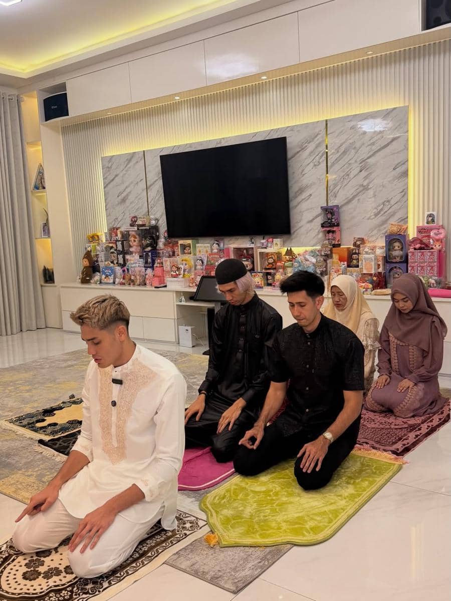 Keluarga Aisar Khaled bukber bareng Ria Ricis.