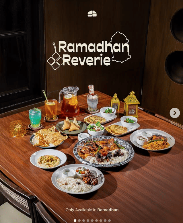 Poster paket buka puasa Ramadan di NOOMA Prapen.