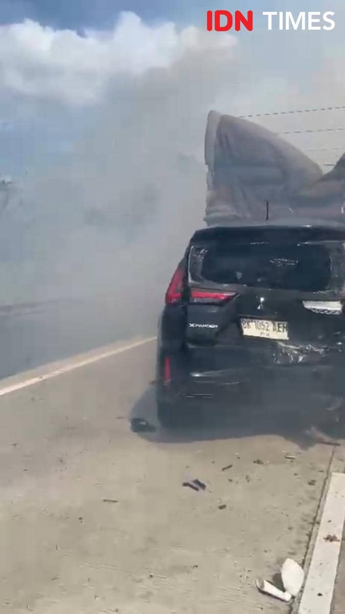 Tabrakan Beruntun di Jalan Tol Binjai-Langsa, Diduga karena Asap