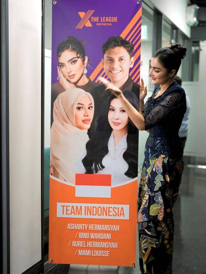 Gaya Kebaya Ashanty di X the League Korea (instagram.com/ashanty_ash)