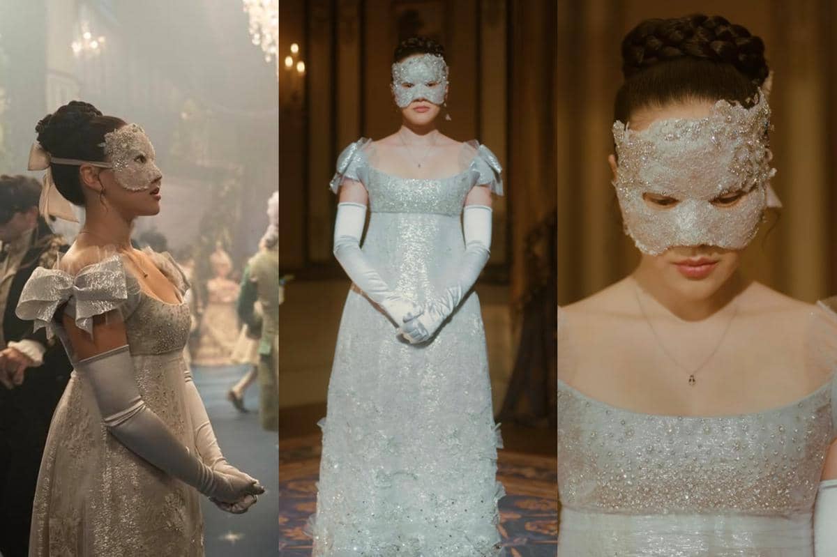 3 Detail Look Pesta Dansa Topeng Sophie Baek Bridgerton, Ikonik!