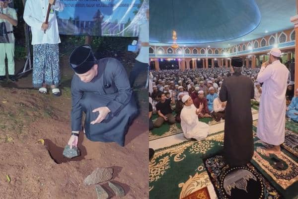7 Potret Atta Halilintar Buka Puasa di Pesantren, Ditunjuk Jadi Imam Salat