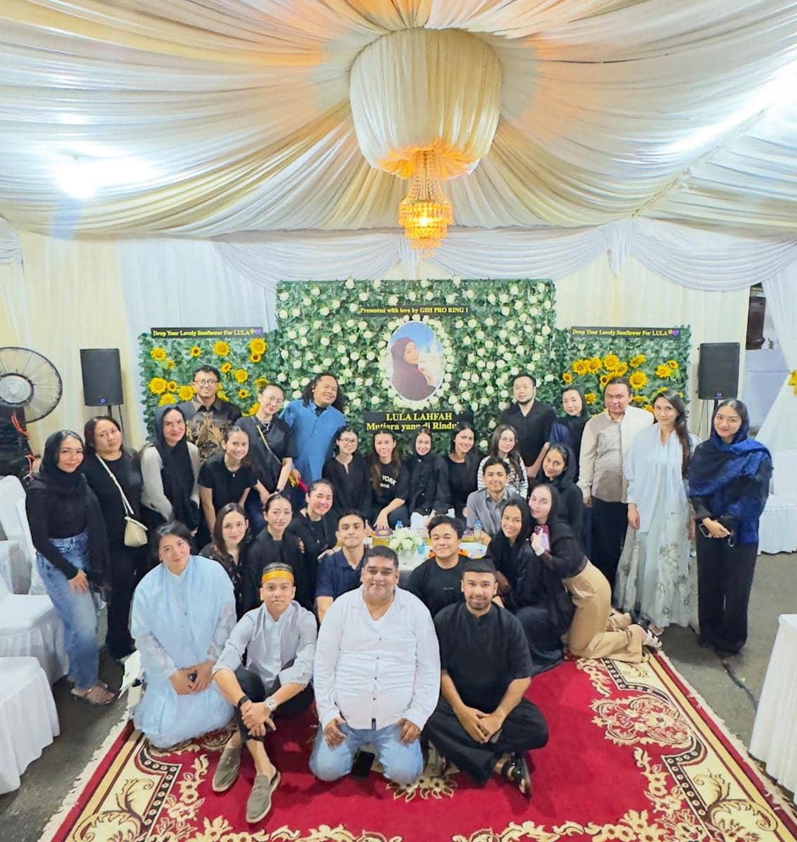 Tahlilan 40 Hari Meninggalnya Lula Lahfah (instagram.com/aanstory)