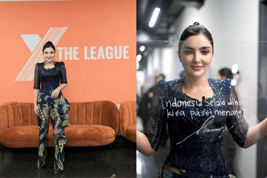 Gaya Kebaya Ashanty di X The League Korea, Paduannya Celana Batik!