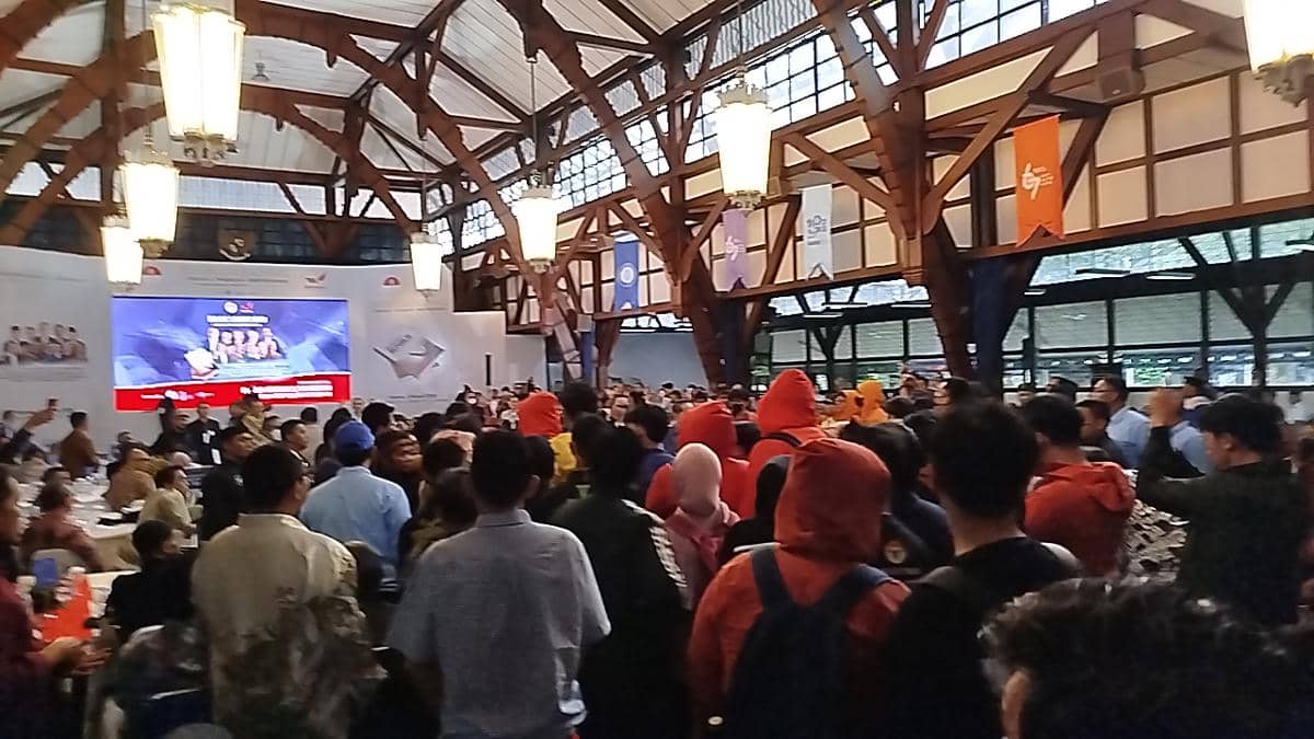 Peluncuran Buku Prabowonomics di ITB Diwarnai Protes Mahasiswa
