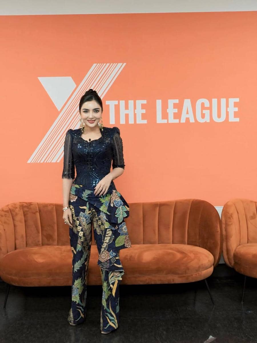Gaya Kebaya Ashanty di X the League Korea (instagram.com/ashanty_ash)