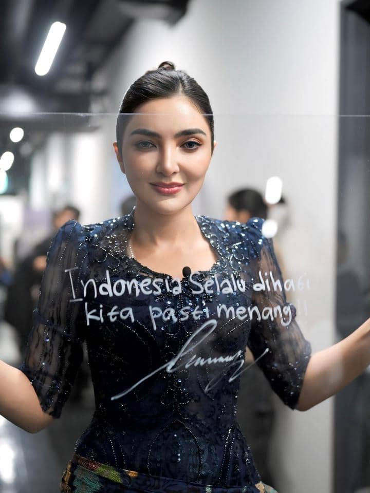 Gaya Kebaya Ashanty di X the League Korea (instagram.com/ashanty_ash)