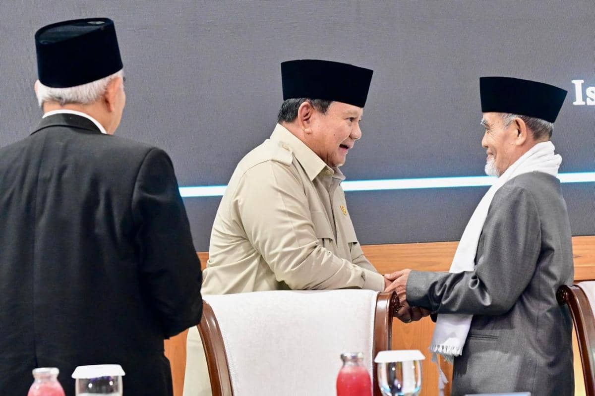 Momen Presiden Prabowo buka puasa bersama dengan pimpinan ormas Islam dan pondok pesantren di Istana Kepresidenan Jakarta, Kamis (5/3/2026) (dok. Sekretariat Presiden)