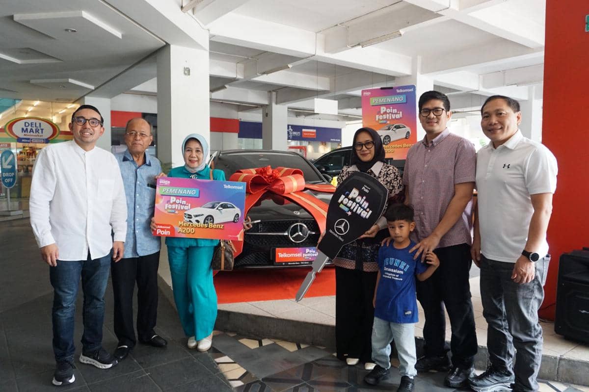 Inilah Pemenang Mercedes Benz A200 Program Undian Poin Telkomsel