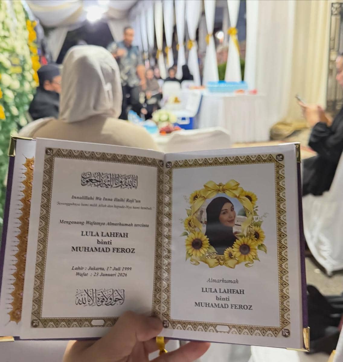 Tahlilan 40 Hari Meninggalnya Lula Lahfah (instagram.com/aanstory)