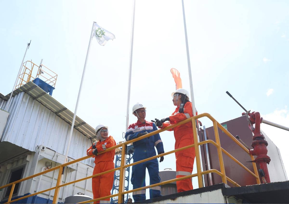 Ilustrasi pekerja Elnusa