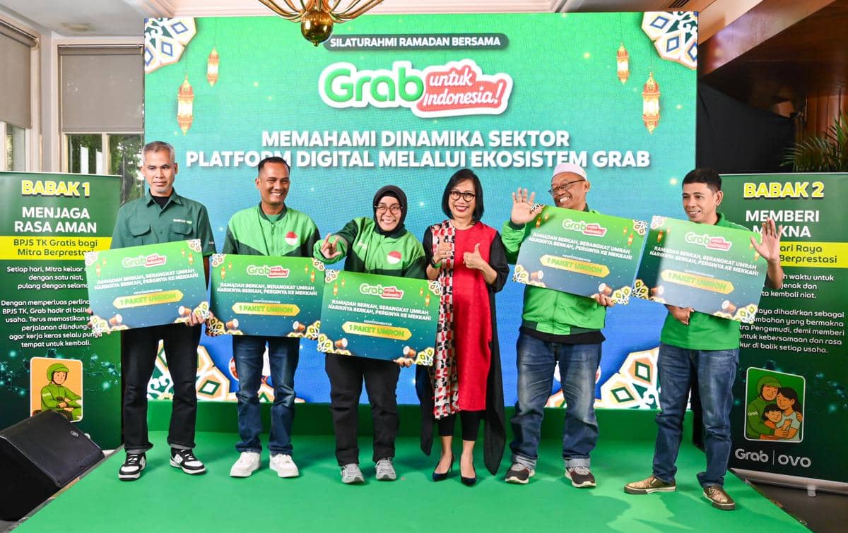 Grab Bagikan Bonus Hari Raya ke Mitra Pengemudi, Ada Hadiah Umroh