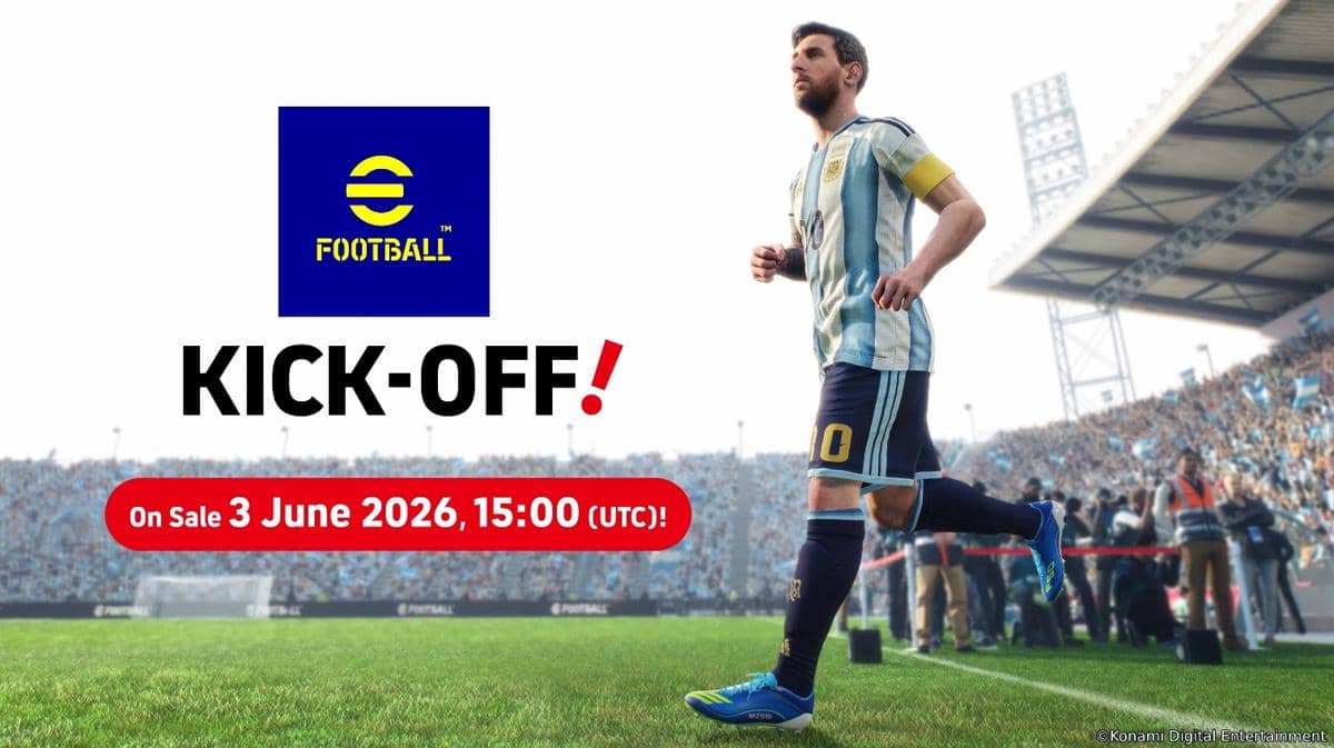 KONAMI Umumkan eFootball Kick-Off, Rilis 4 Juni!