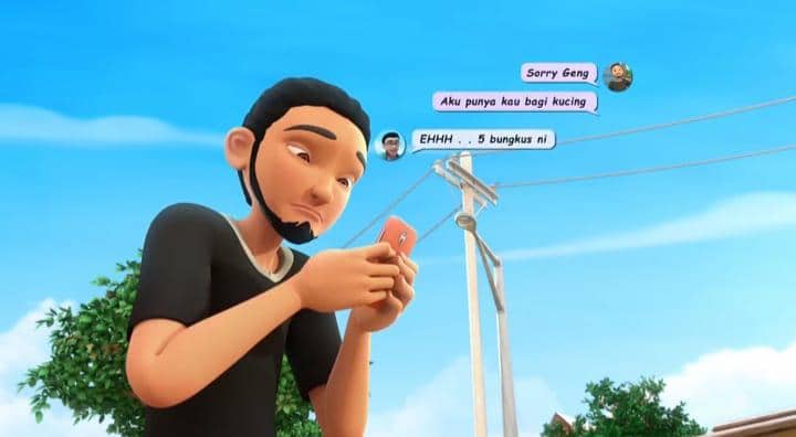 Abang Roy berencana batal puasa. 