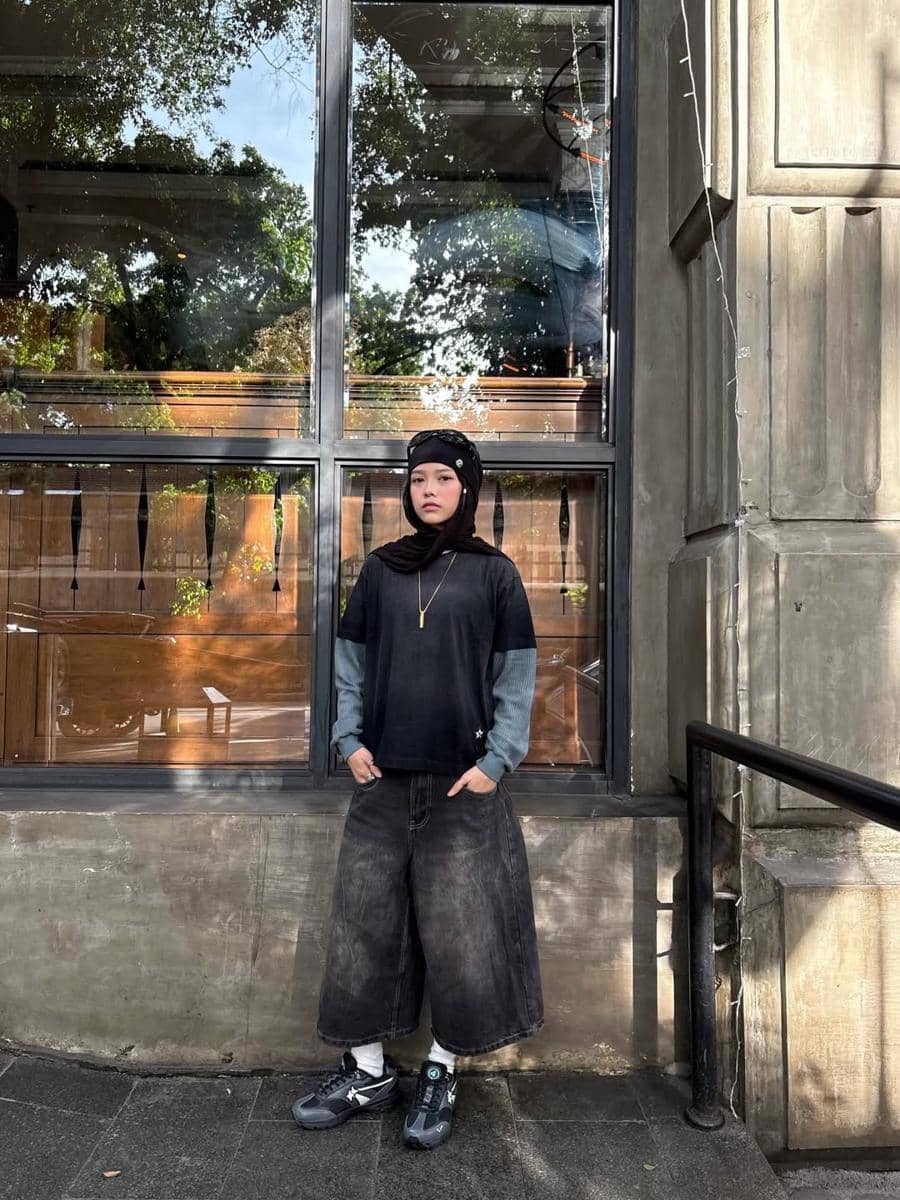 Inspirasi mix and match jorts