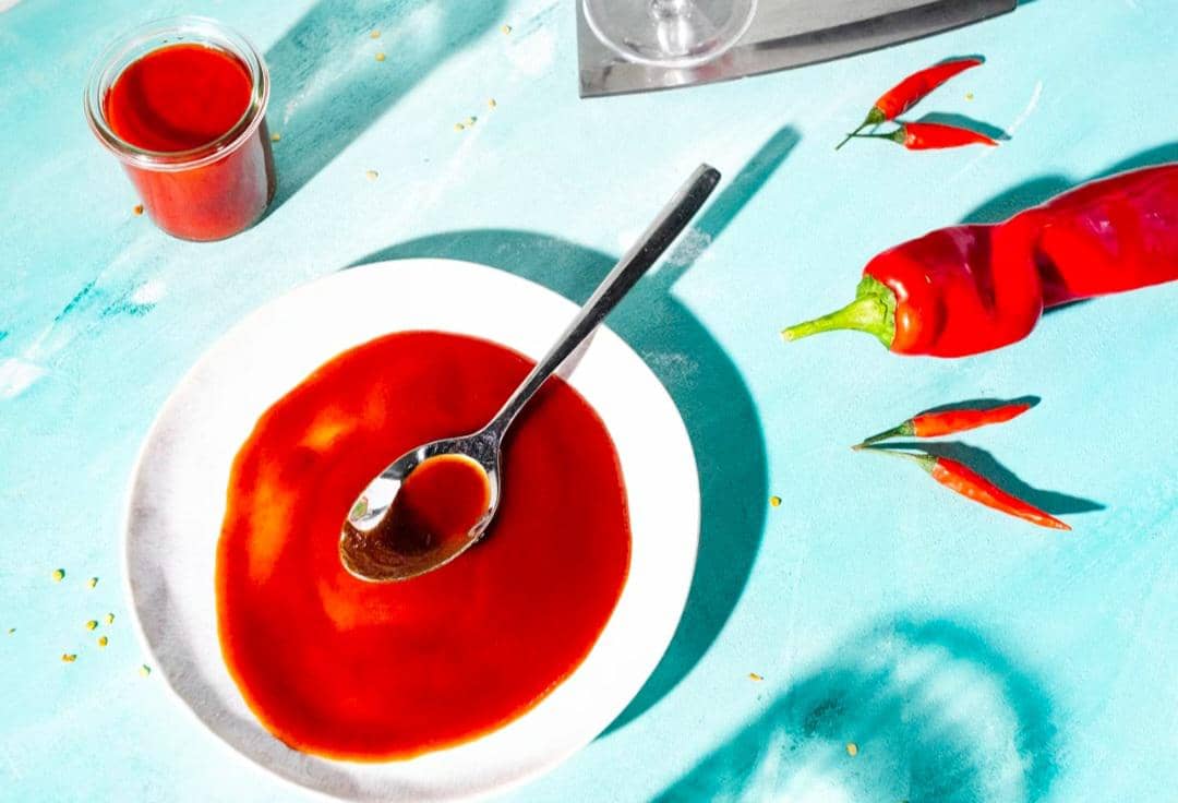 ilustrasi saus cabai