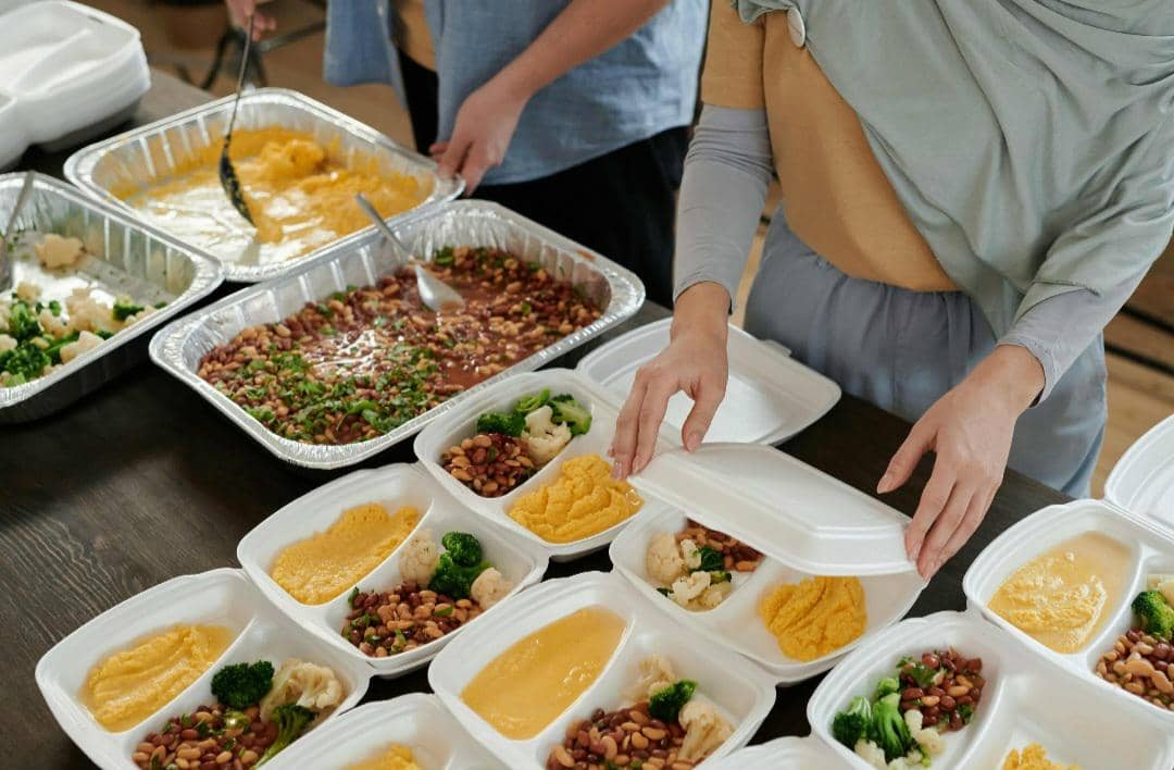 ilustrasi katering makanan