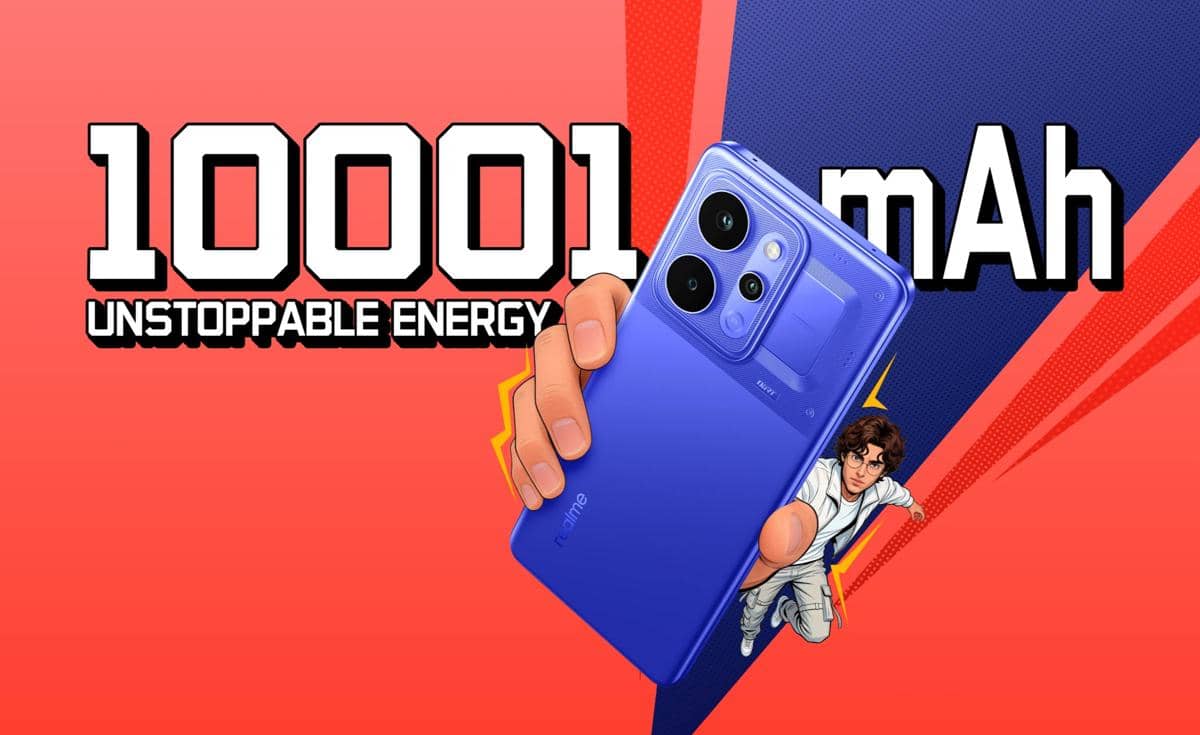 ilustrasi kapasitas baterai realme Narzo Power 5G 