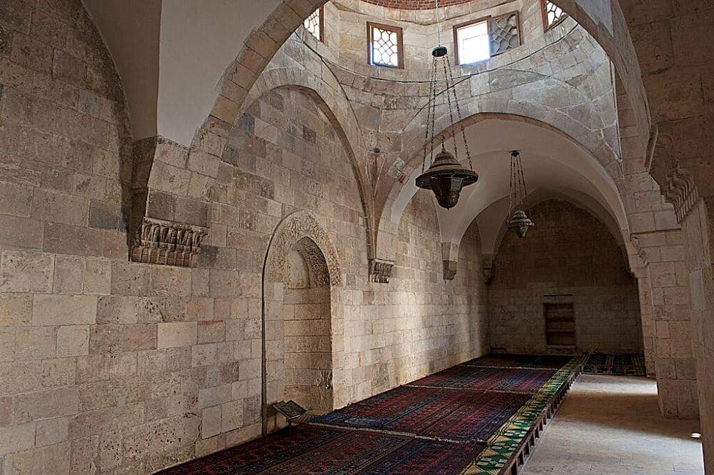 Interior Masjid Agung Citadel of Aleppo