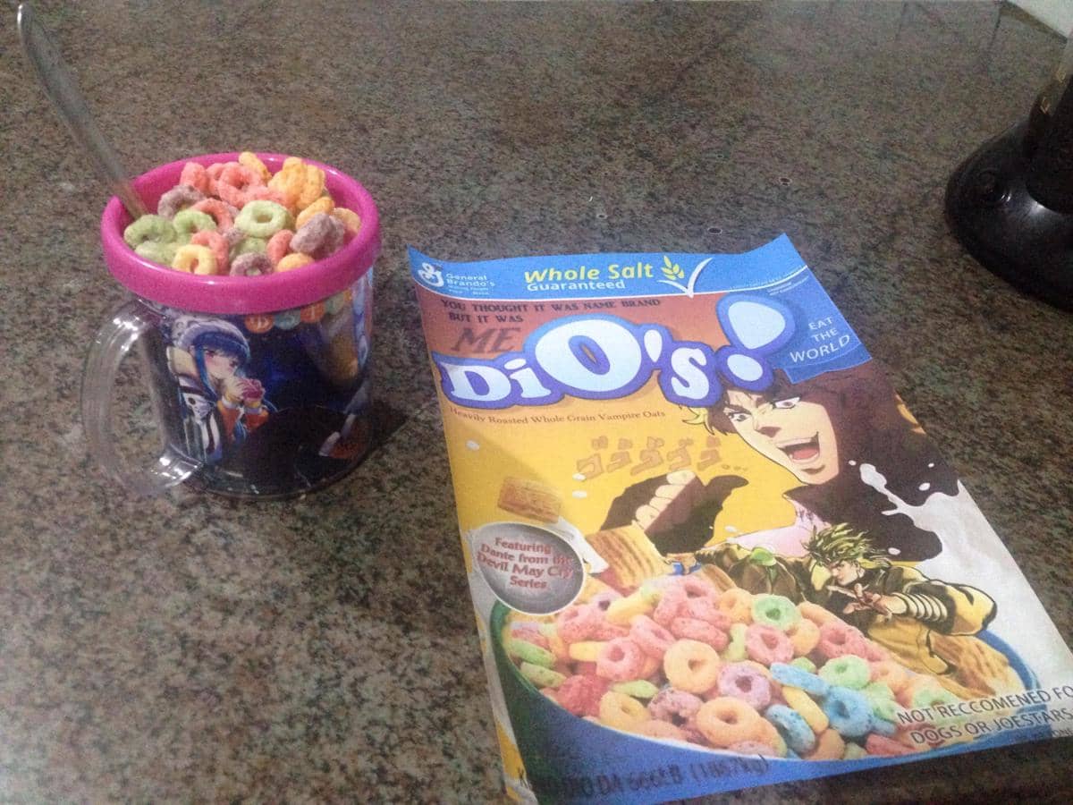 meme anime tentang sarapan