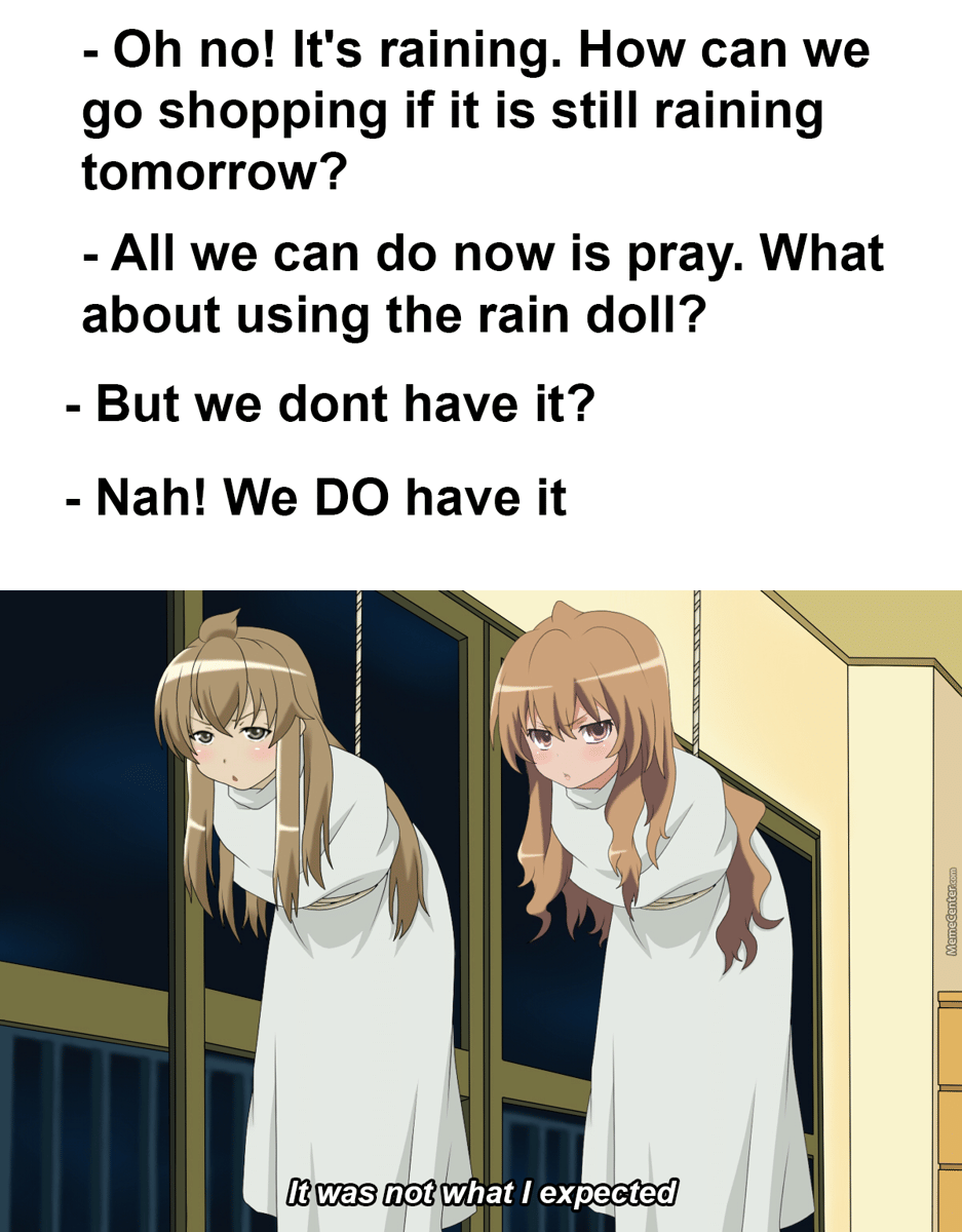 meme anime tentang boneka