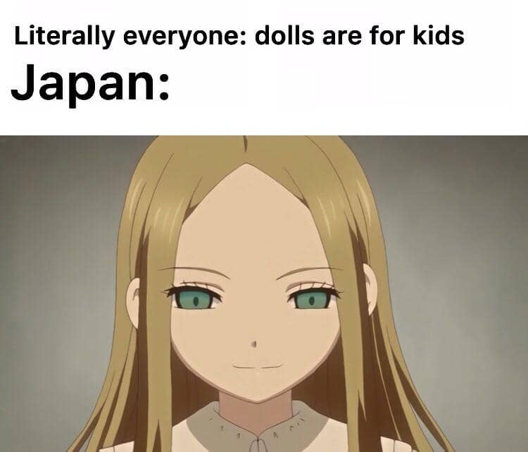 meme anime tentang boneka