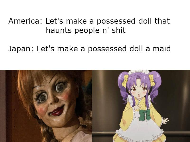 meme anime tentang boneka