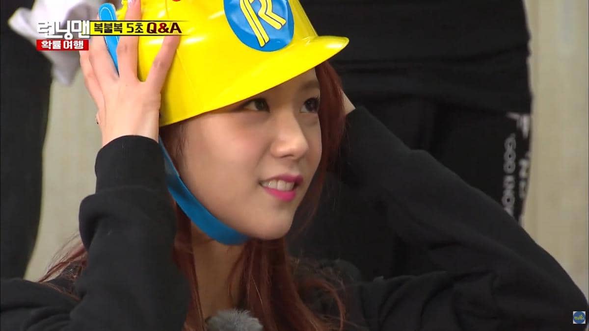 Jisoo di Running Man episode 330
