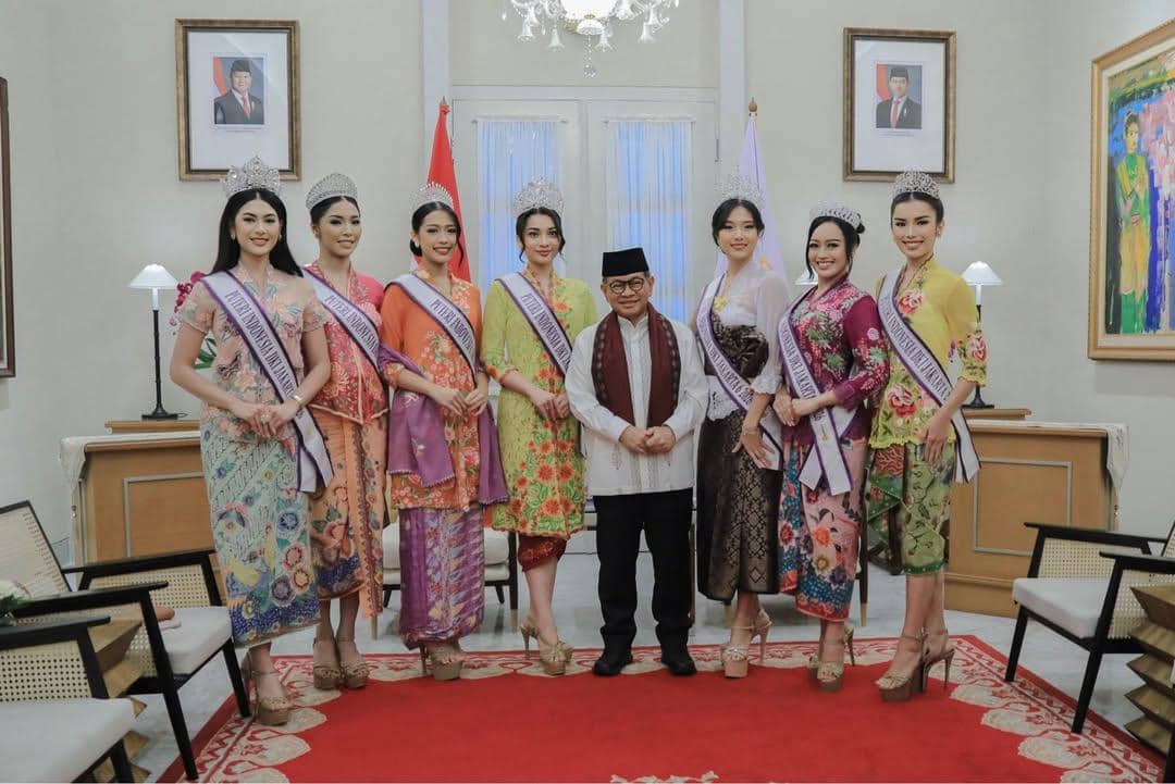 7 Potret Kunjungan Finalis Puteri Indonesia DKI Jakarta 2026 ke Gubenur Pramono
