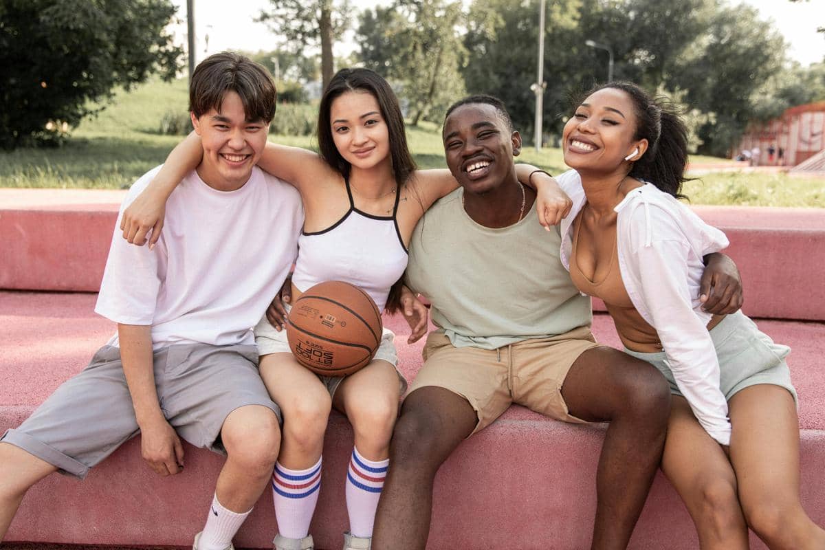 ilustrasi pertemanan