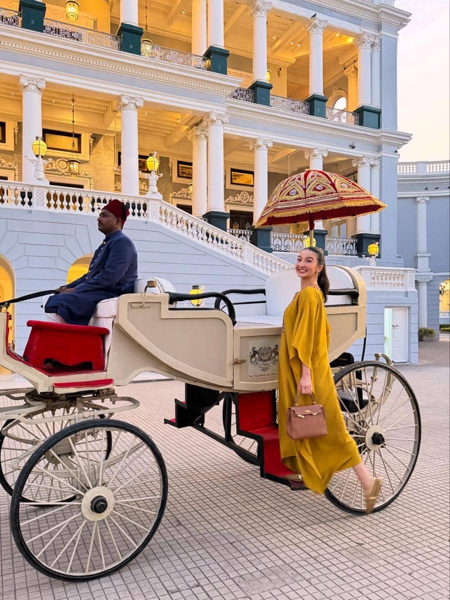 Raline Shah berlibur ke Hyderabad