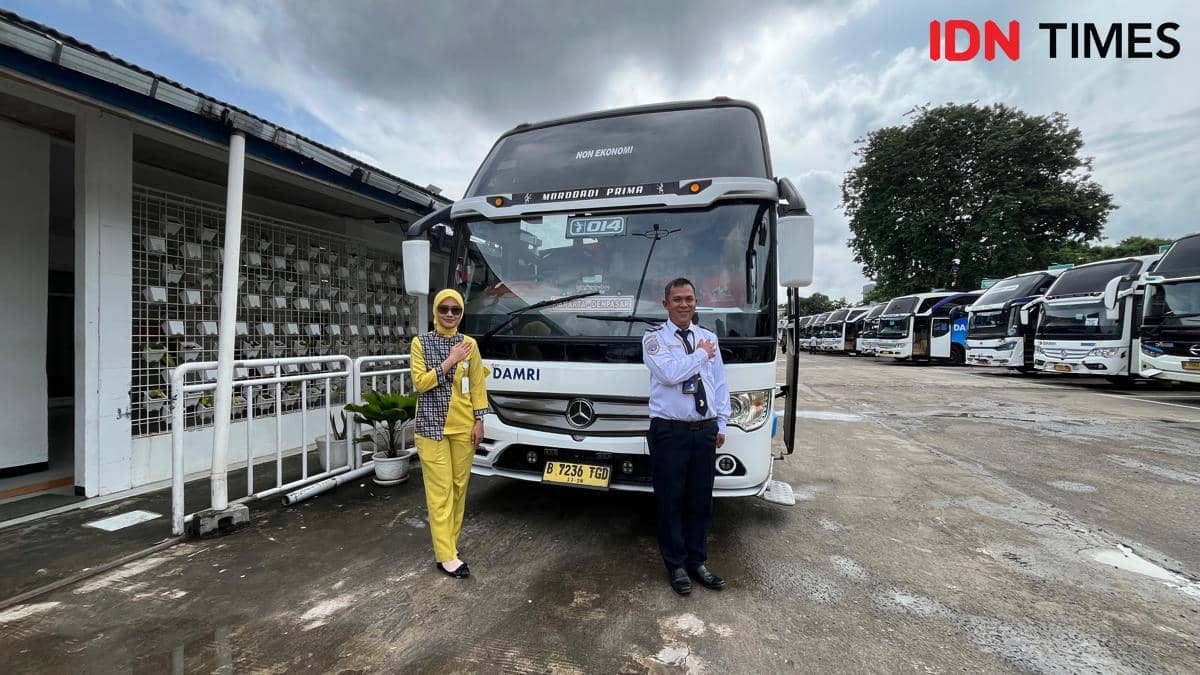 Armada Damri yang akan digunakan dalam perjalanan perdana trayek Jakarta-Denpasar. 