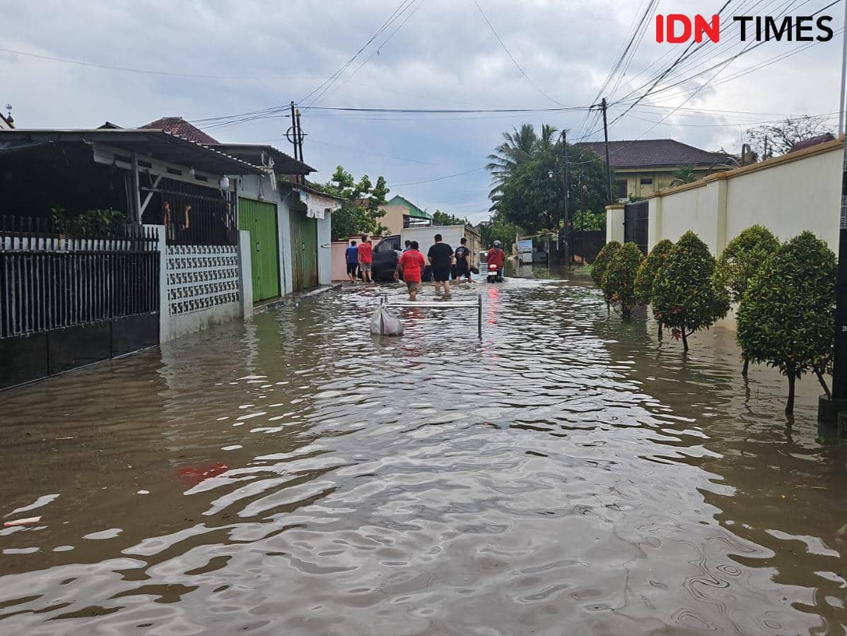 Diguyur Hujan Deras, Sejumlah Kawasan Bandar Lampung Dikepung Banjir