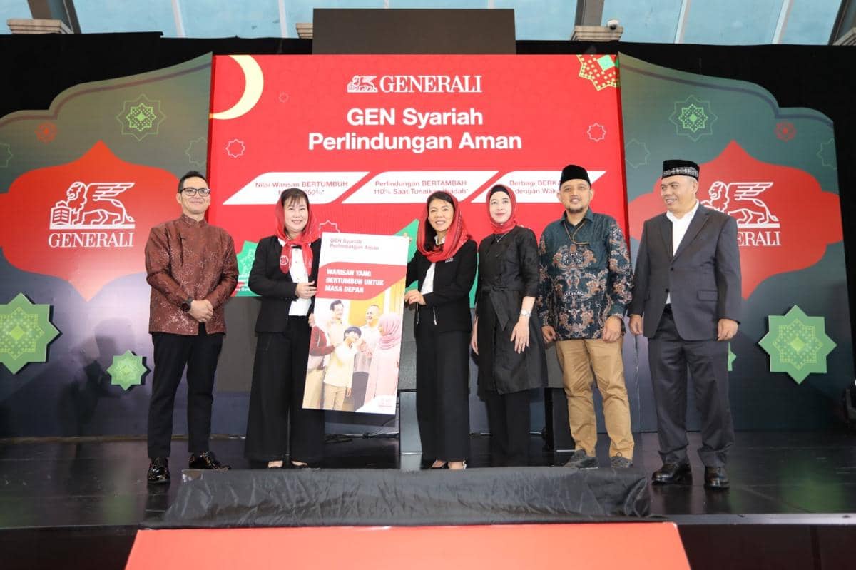 Generali Indonesia yang memperkenalkan produk perlindungan jiwa berbasis syariah bertajuk GEN Syariah Perlindungan Aman.