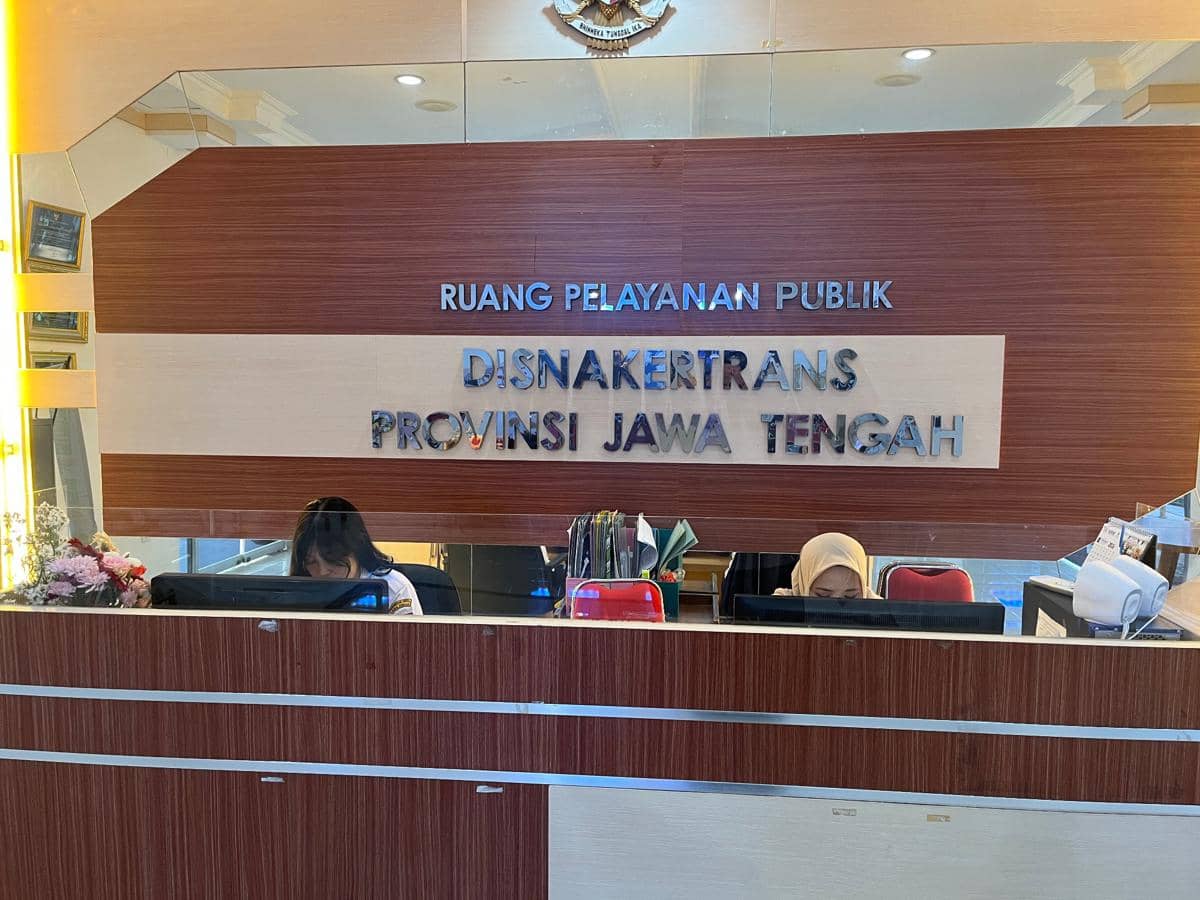 disnakertrans jateng, THR, Posko THR