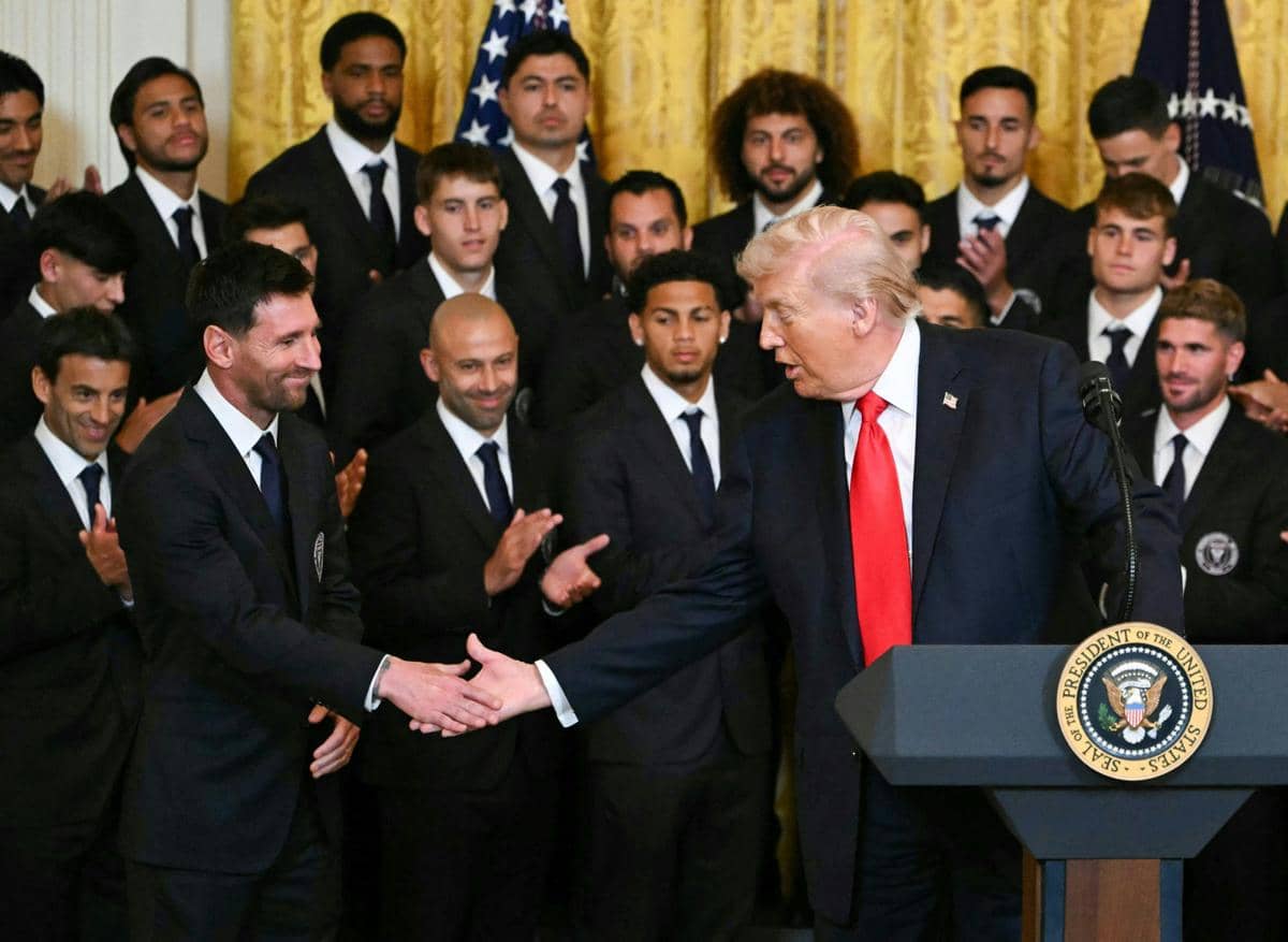 Trump Puji Messi di Gedung Putih: Mungkin Anda Lebih Baik dari Pele