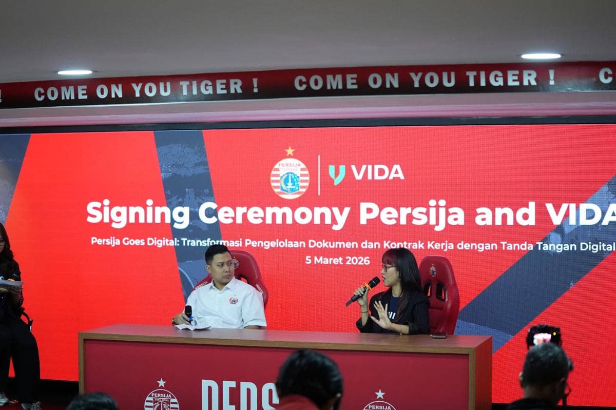 Persija gandeng VIDA, sambut digitalisasi administrasi