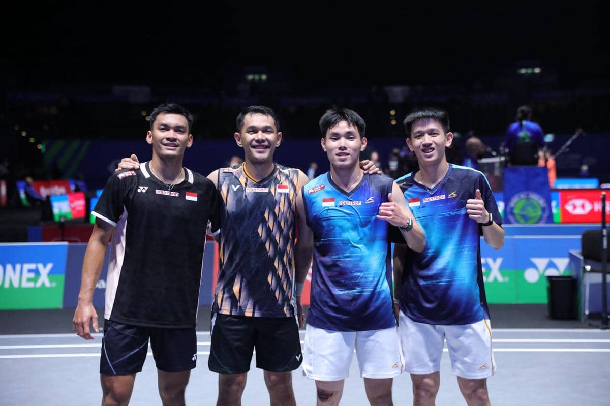Fajar Alfian/Muhammad Shohibul Fikri dan Raymond Indra/Nikolaus Joaquin di 16 besar All England 2026