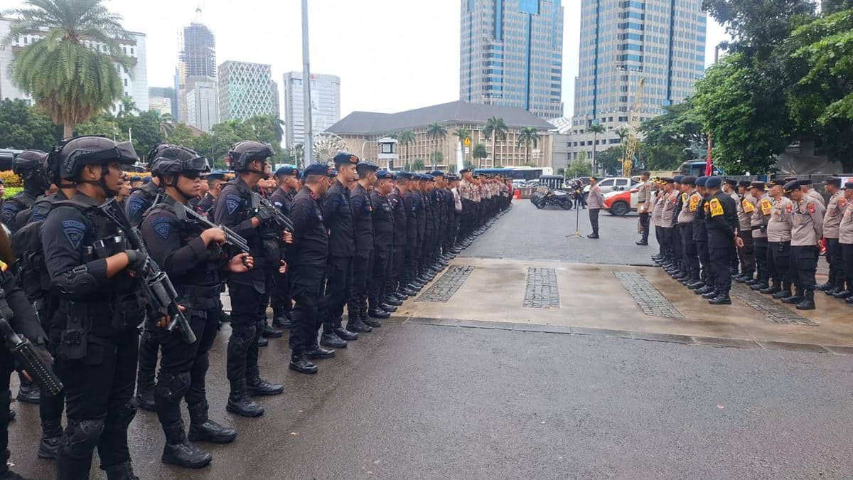 1.436 Personel Gabungan Diterjunkan Kawal Demo Mahasiswa di Monas