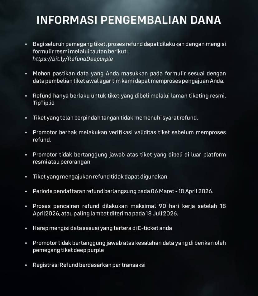 Deep Purple batal konser di Jakarta