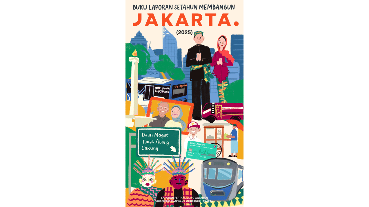 Pemprov DKI Jakarta Luncurkan Buku Laporan Setahun Membangun Jakarta