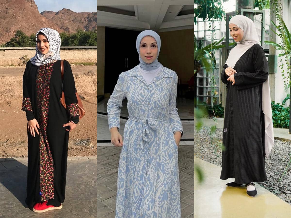 7 OOTD Hijab ala Sabrina Farhana, Elegan hingga Syar'i!
