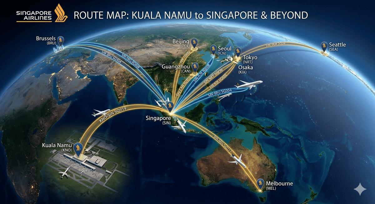 Singapore Airlines Travel Fair Permudah Warga Medan Terbang Keliling Dunia