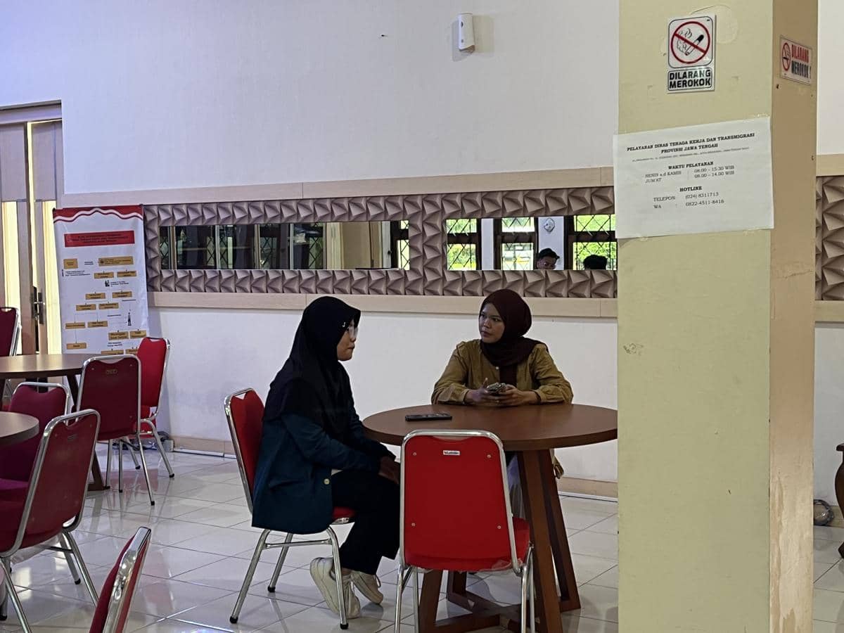 disnakertrans jateng, THR, Posko THR