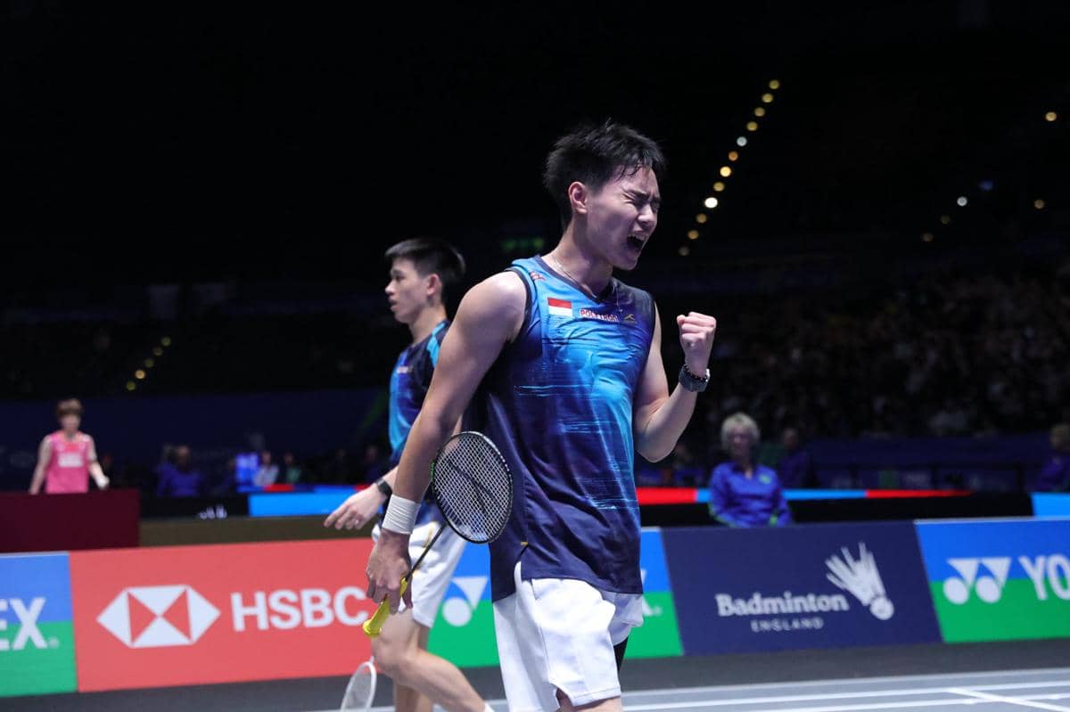 Raymond Indra/Nikolaus Joaquin melaju ke perempat final All England 2026 